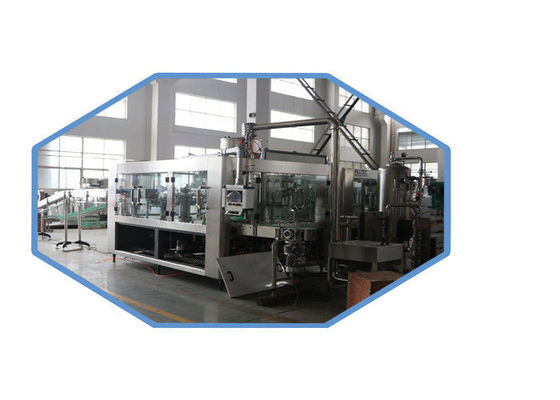 पीएलसी नियंत्रित कार्बोनेटेड शीतल पेय भरने की मशीन, सोडा बॉटलिंग उपकरण आपूर्तिकर्ता